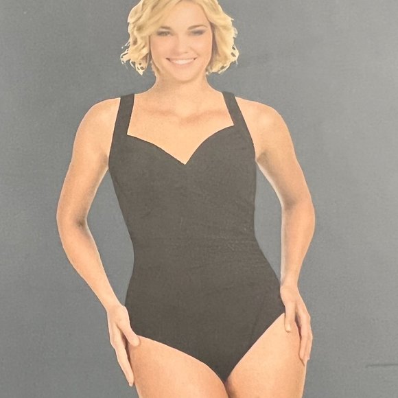 Kirkland | Women's One Piece Swim Suit | Black | Size 10 - Picture 3 of 3